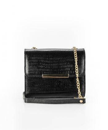 کیف دوشی چرم طبیعی زنانه منط مدل f113