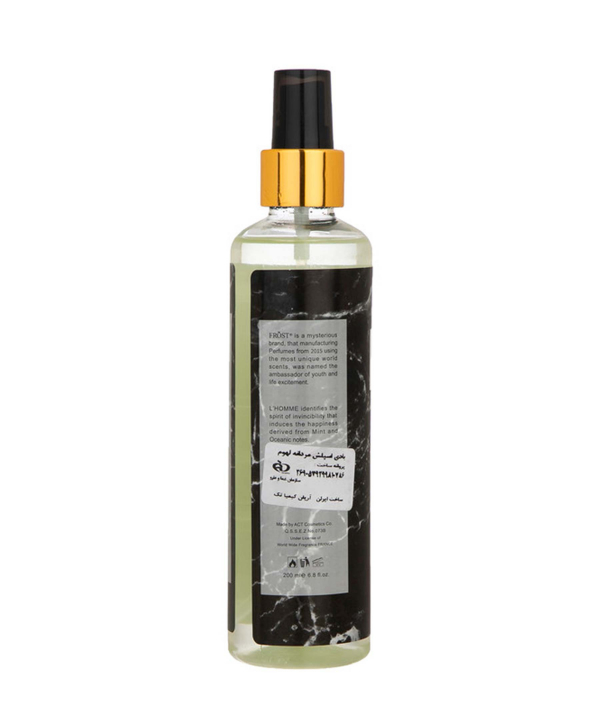 بادی اسپلش مردانه فراست Frost مدل LˊHomme حجم 200 میلی‌لیتر