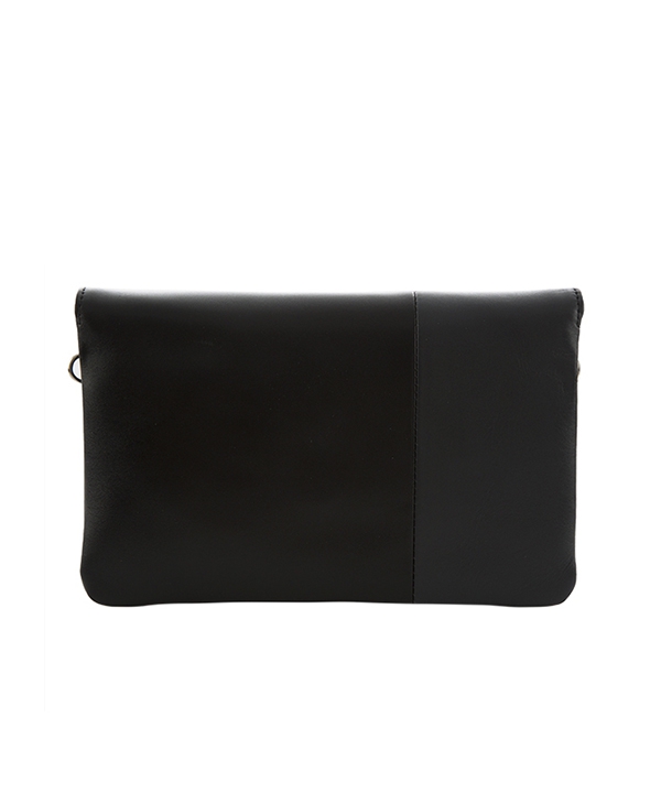 کیف چرم زنانه مشکی دوشی چرم مشهدMashhad leather مدل S5075