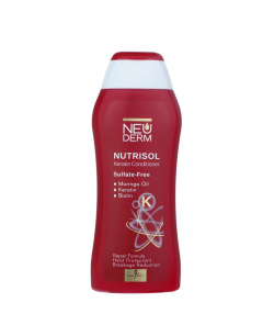 نرم کننده موی سر کراتینه نئودرم Neuderm مدل Nutrisol حاوی روغن مورینگا حجم 300 میلی لیتر