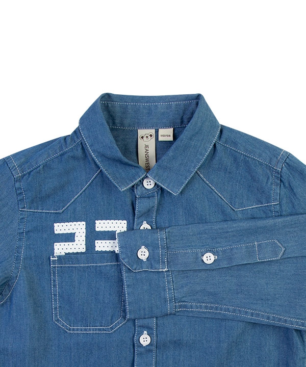 پیراهن آستین بلند پسرانه جین وست Jeanswest