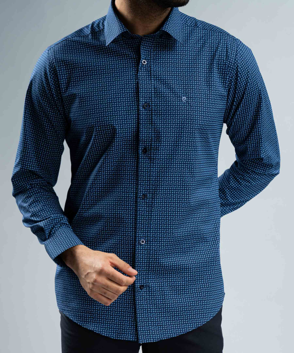 پیراهن طرح دار مردانه پیرکاردین PierreCardin کد MSHSF3-SH90105262