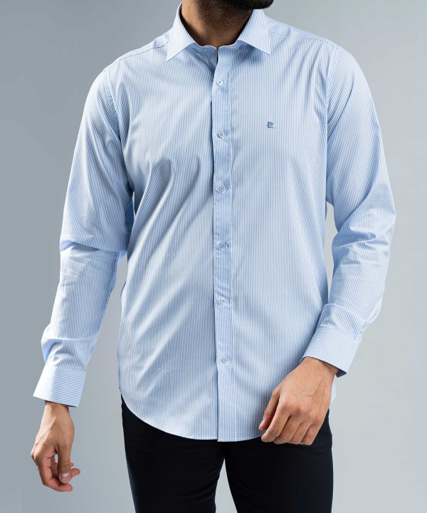 پیراهن راه راه مردانه پیرکاردین PierreCardin کد MSHSF3-SH90105309