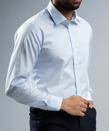 پیراهن راه راه مردانه پیرکاردین PierreCardin کد MSHSF3-SH90105310