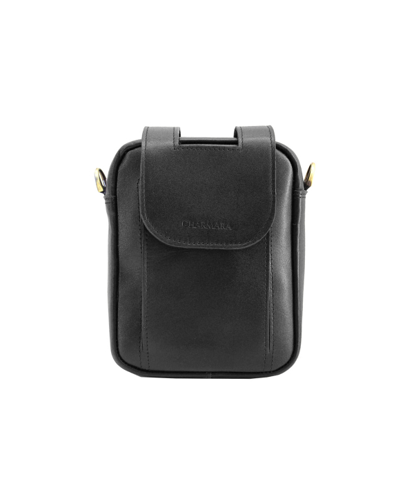 کیف دوشی چرم طبیعی مردانه چرم آرا مدل d034