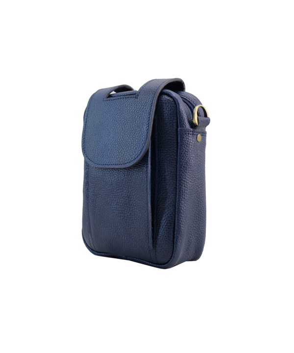 کیف دوشی چرم طبیعی مردانه چرم آرا CharmAra کد d034-f