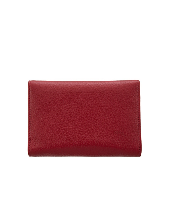 کیف پول چرم زنانه قرمز چرم مشهدMashhad leather مدل D0298
