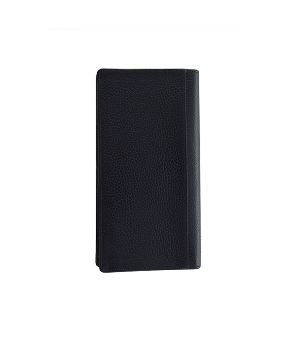 کیف پول چرم آبی تیره چرم مشهدMashhad leather مدل D0246