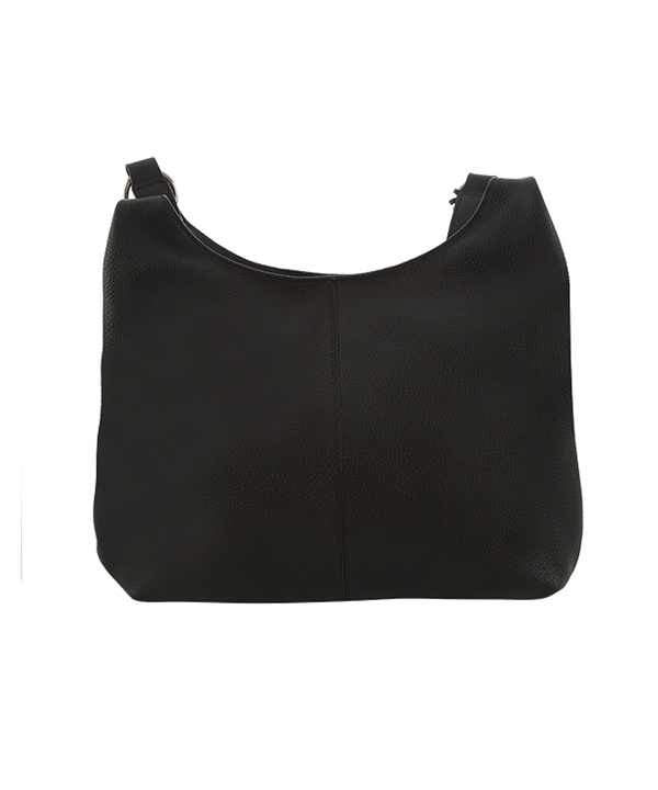 کیف دوشی زنانه چرم طبیعی چرم مشهدMashhad leather مدل S0687 – مشکی