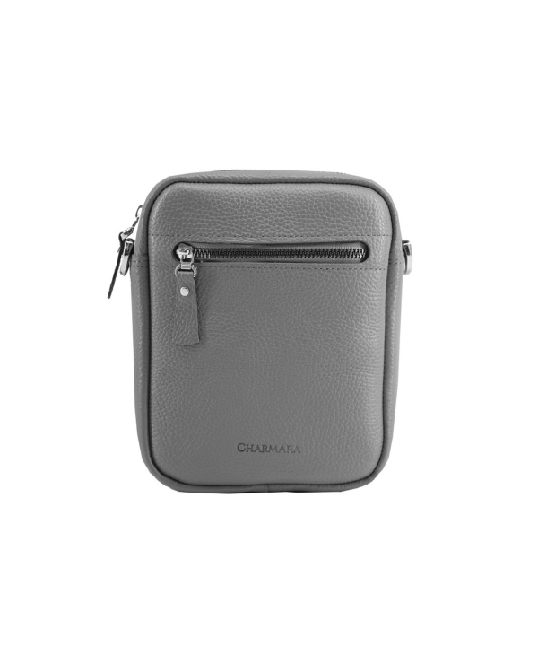 کیف دوشی چرم طبیعی مردانه چرم آرا CharmAra کد d087