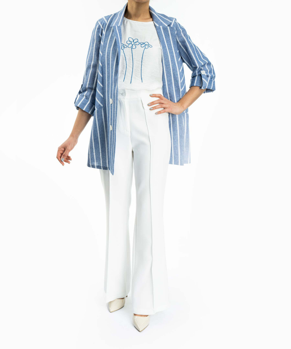 ست مانتو و تاپ زنانه پیرکاردین PierreCardin کد PO1200500000120088
