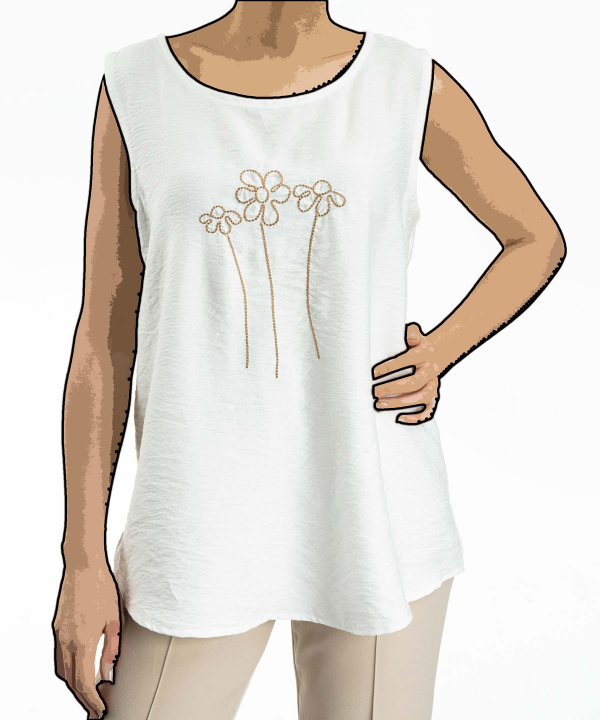 ست مانتو و تاپ زنانه پیرکاردین PierreCardin کد PO1200500000120088