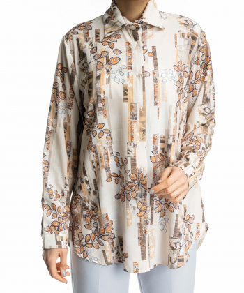 شومیز طرح دار زنانه پیرکاردین PierreCardin کد PO1900500000030548