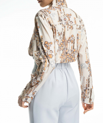 شومیز طرح دار زنانه پیرکاردین PierreCardin کد PO1900500000030548