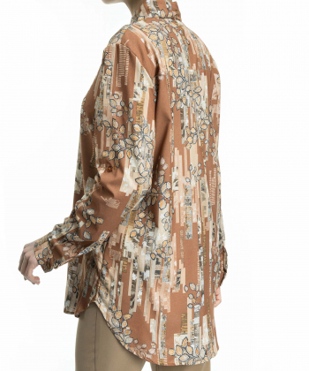 شومیز طرح دار زنانه پیرکاردین PierreCardin کد PO1900500000030548