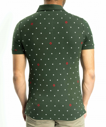 پولوشرت آستین کوتاه مردانه آروما مدل 10203602