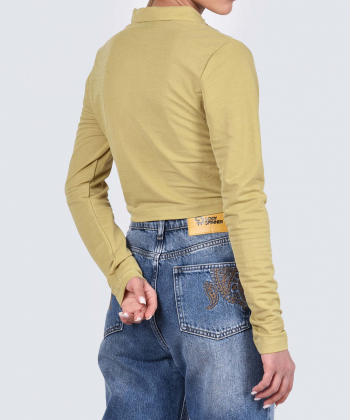 شومیز کوتاه زنانه بادی اسپینر Body Spinner کد 5275