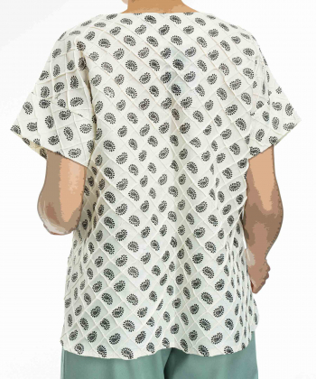 بلوز آستین کوتاه زنانه آروما مدل 20504017