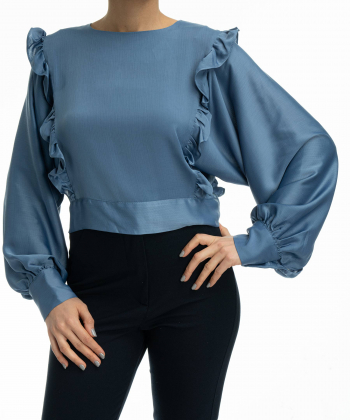 بلوز کوتاه زنانه ورساچه جینز Versace Jeans کد vzw101