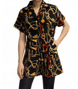 ست شومیز و شلوارک زنانه ورساچه جینز Versace Jeans کد vzw102