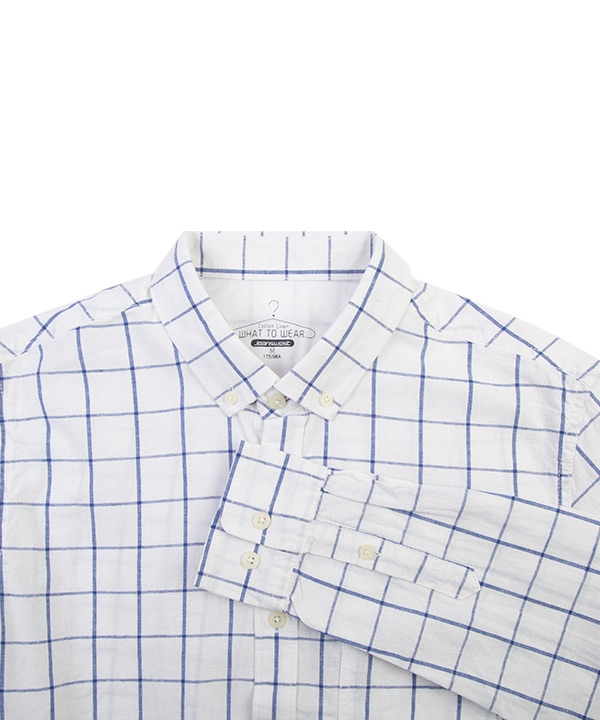 پیراهن مردانه آستین بلند چهارخانه جین وست Jeanswest
