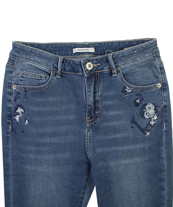 شلوارجین زنانه طرحدار جین وست Jeanswest