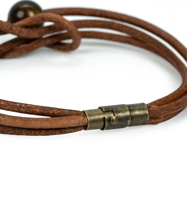 دستبند چرم طبیعی مارانتو Maranto Leather کد B0644103