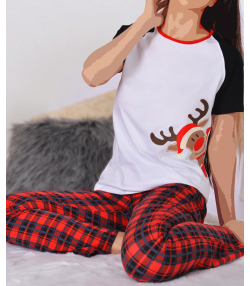 ست تیشرت و شلوار زنانه ناربن Narbon طرح گوزن