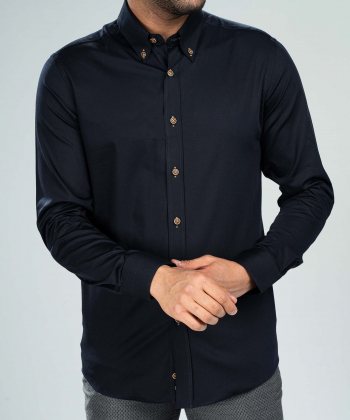 پیراهن آستین بلند مردانه فریولی مدل 11074