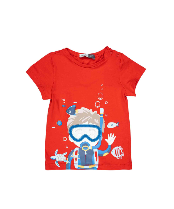 ست تیشرت و شلوارک نوزاد پسرانه نیلی ایندیگو Nili Indigo کد 196054