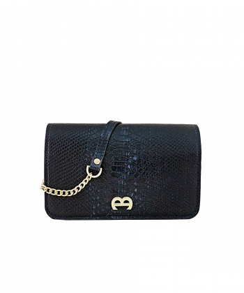 کیف دوشی چرم طبیعی زنانه منط مدل H198Sh