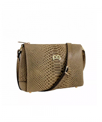 کیف دوشی چرم طبیعی زنانه منط Mante کد B230Ca
