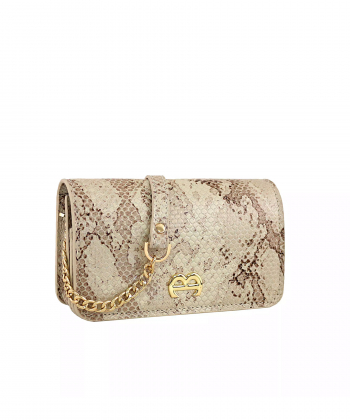 کیف دوشی چرم طبیعی زنانه منط مدل H197Sh