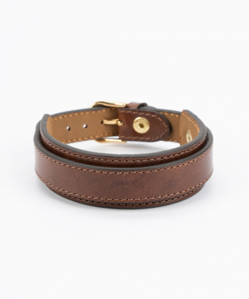 دستبند چرم طبیعی مردانه بیسراک Bisrak کد M101E