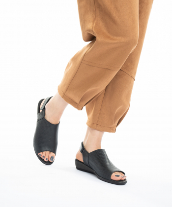 صندل زنانه چرم طبیعی مارال چرم Maral Leather مدل آیاز