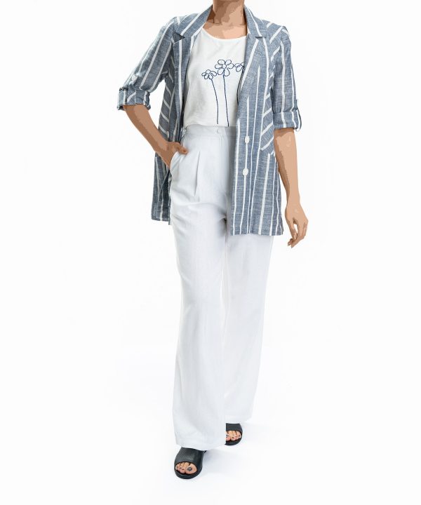ست مانتو و تاپ زنانه جوتی جینز JootiJeans کد 31732S07