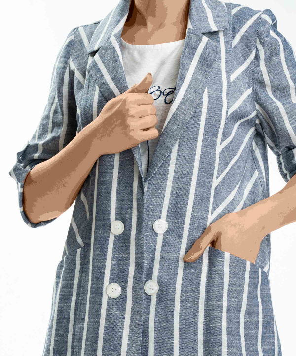 ست مانتو و تاپ زنانه جوتی جینز JootiJeans کد 31732S07