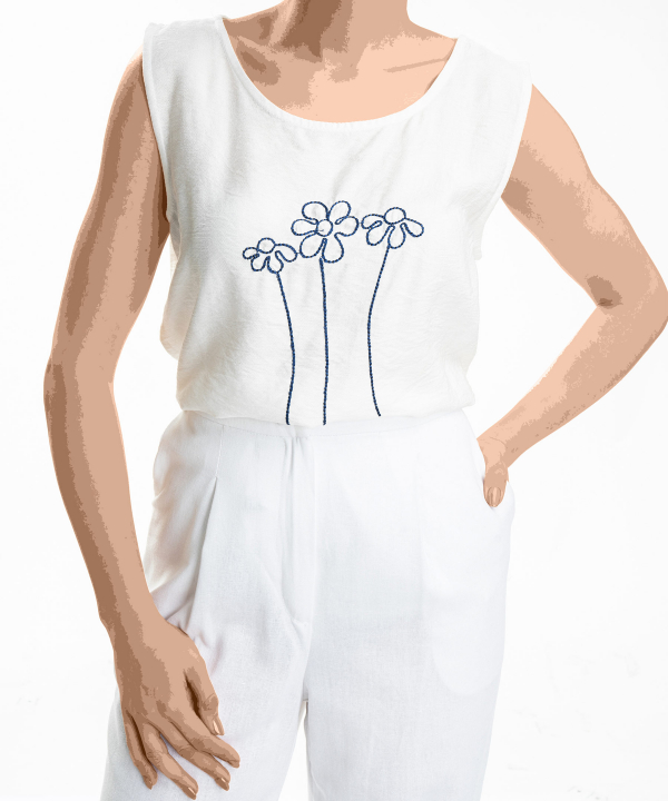 ست مانتو و تاپ زنانه جوتی جینز JootiJeans کد 31732S07