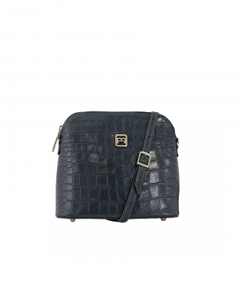 کیف دوشی چرم طبیعی زنانه منط مدل F112C