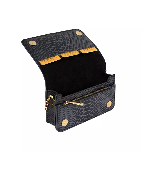 کیف دوشی چرم طبیعی زنانه منط Mante کد H197C