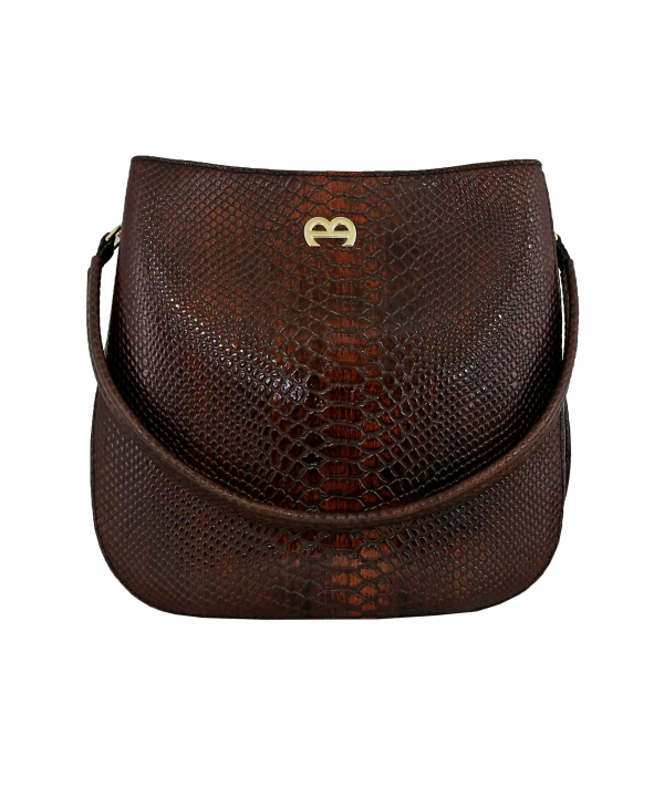 کیف دوشی چرم طبیعی زنانه منط مدل B219C
