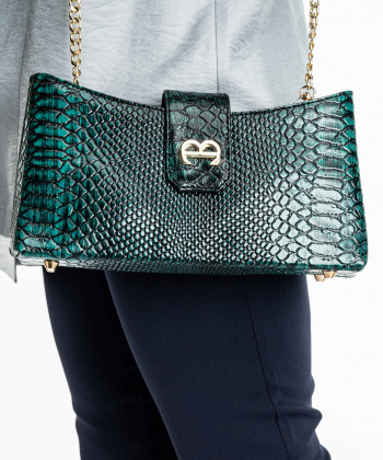 کیف دوشی چرم طبیعی زنانه منط مدل F118Sh