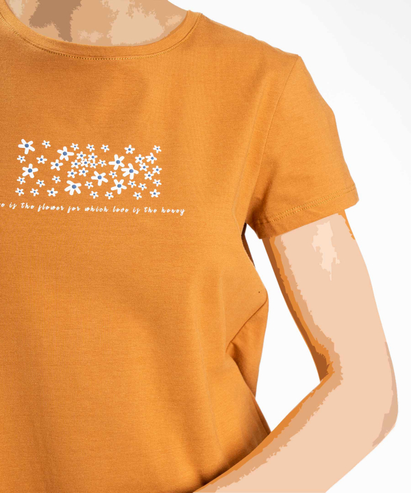 تیشرت زنانه جوتی جینز JootiJeans کد 31773325