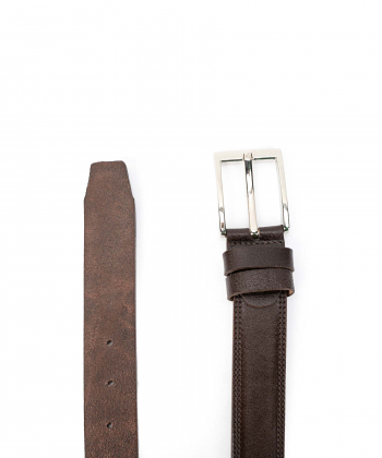 کمربند چرم طبیعی مردانه چرم لانکا Lanka Leather کد LBM-5