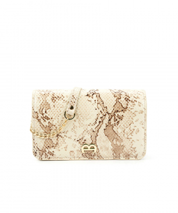 کیف دوشی چرم طبیعی زنانه منط مدل H198Sh