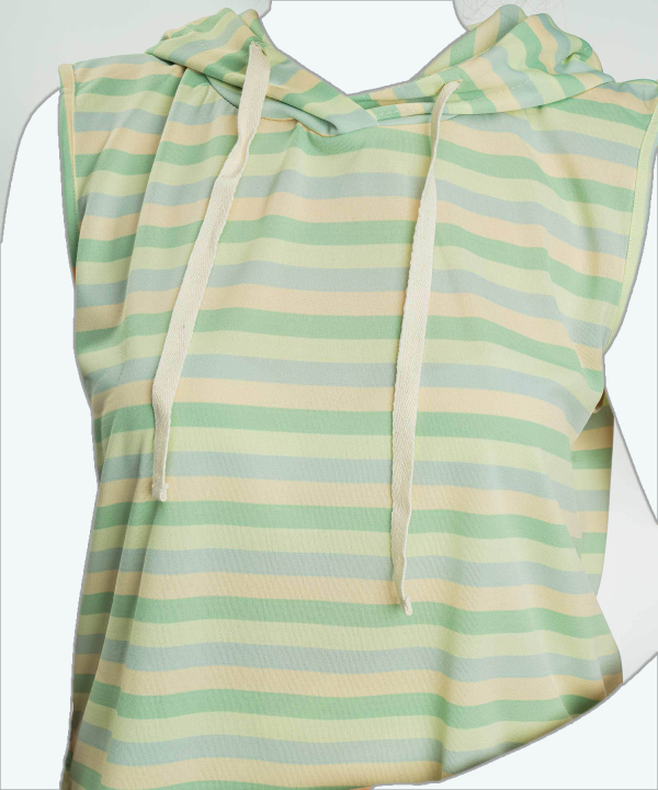 ست تاپ کلاه دار و شلوارک زنانه جوتی جینز JootiJeans کد W22773240