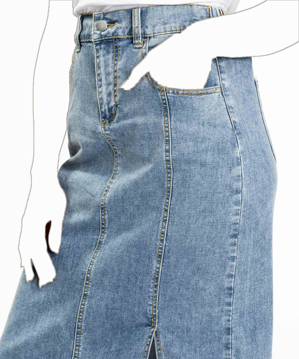 دامن جین زنانه جین وست Jeanswest کد 22241505