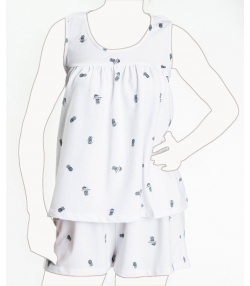 ست تاپ و شلوارک زنانه جوتی جینز Jooti Jeans کد W31773206