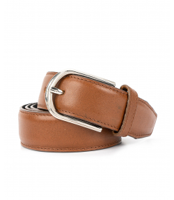 کمربند چرم طبیعی مردانه چرم لانکا Lanka Leather کد LBM-2