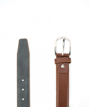 کمربند چرم طبیعی مردانه چرم لانکا Lanka Leather کد LBM-3
